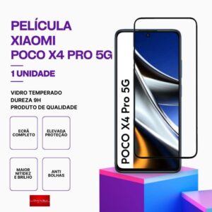 Película vidro POCO X4 Pro 5G temperado premium