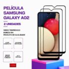 Pack 2 Películas Vidro Samsung Galaxy A02 – Vidro Temperado – Proteção 9H