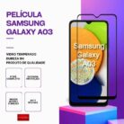 Película vidro Samsung Galaxy A03 temperada premium