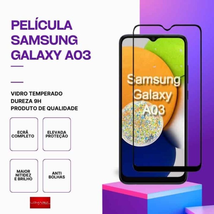 Película-Galaxy-A03-des Película vidro Samsung Galaxy A03 temperada premium