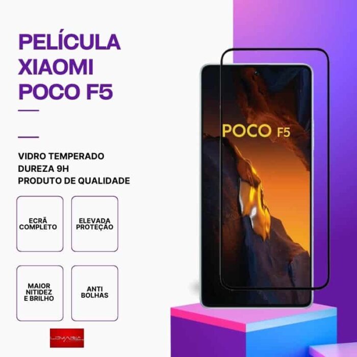 Película Vidro POCO F5 – Vidro Temperado