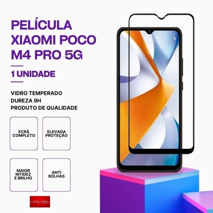 Película-POCO-M4-PRO-5G-1 Película POCO M4 Pro 5G vidro temperado premium