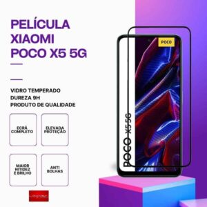 Película vidro POCO X5 5G temperada premium