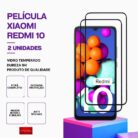 Pack 2 Películas vidro Redmi 10 temperado premium