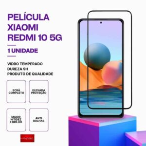 Película vidro Redmi 10 5G temperado premium