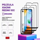 Pack 3 Películas vidro Redmi 10C temperado premium