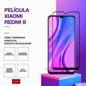 Película Vidro Xiaomi Redmi 9 – Vidro Temperado
