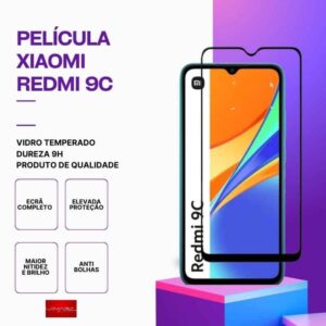 Película vidro Redmi 9C temperado premium