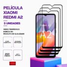 Pack3 Películas Vidro Xiaomi Redmi A2 – Proteção 9H