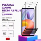 Pack 3 Películas Vidro Xiaomi Redmi A2 Plus – Vidro Temperado