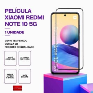 Película vidro Redmi Note 10 5G temperado premium