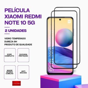 Pack 2 Películas vidro Redmi Note 10 5G temperado premium