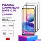 Pack 3 Películas vidro Redmi Note 10 5G temperado premium
