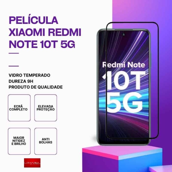 Película-Redmi-note-10T-5G-des Película vidro Redmi Note 10T 5G temperado premium