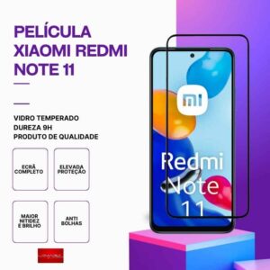 Película vidro Redmi Note 11 temperado premium