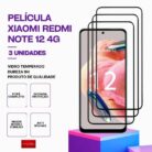 Pack 3 Películas Vidro Xiaomi Redmi note 12 4G – Vidro Temperado