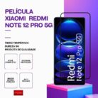 Película vidro Redmi Note 12 Pro 5G temperado premium