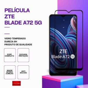 Película Vidro ZTE A72 5G – Vidro Temperado