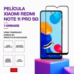 Película vidro Redmi Note 11 Pro 5G temperado premium des