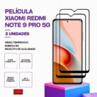 Pack 2 Películas vidro Redmi Note 9 Pro 5G temperado premium