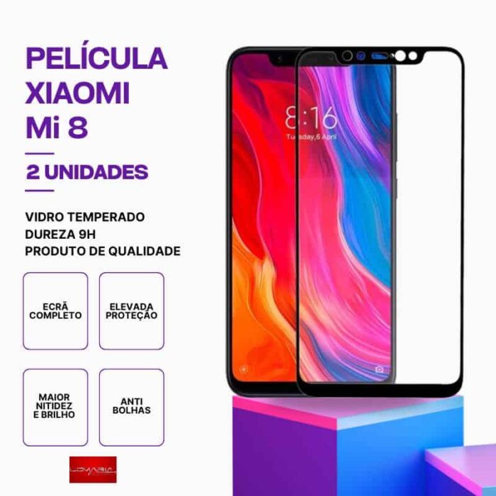 Pack 2 Películas Xiaomi MI 8