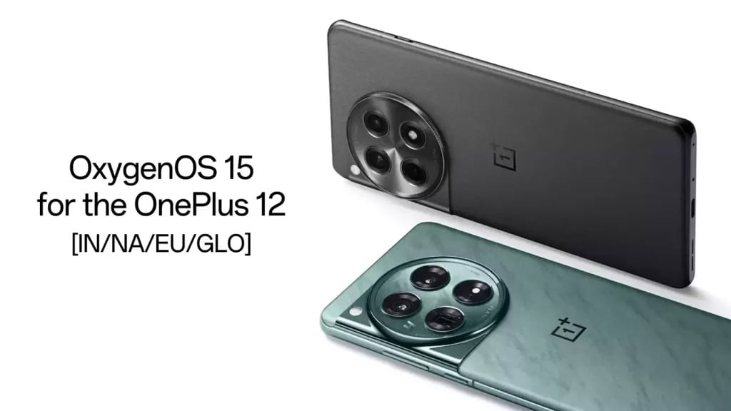 OnePlus 12 Android 15 x OxygenOS 15