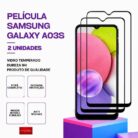 Pack 2 Película Vidro Samsung Galaxy A03S – Vidro Temperado – Proteção 9H