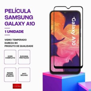 Película Vidro Samsung Galaxy A10 – Vidro Temperado – Proteção 9H