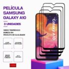 Pack 3 Películas Vidro Samsung Galaxy A10 – Vidro Temperado – Proteção 9H