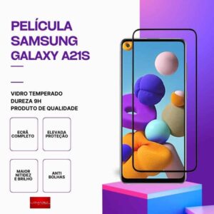 Película Vidro Samsung Galaxy A21S – Vidro Temperado