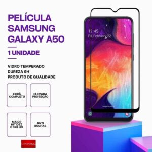 Película Vidro Samsung Galaxy A50 – Vidro Temperado – Proteção 9H