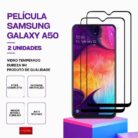 Pack 2 Película Vidro Samsung Galaxy A50 – Vidro Temperado – Proteção 9H