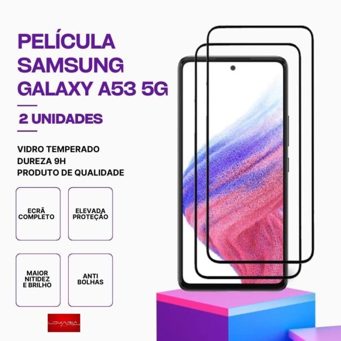 Pack 2 Película Vidro Samsung Galaxy A53 5G