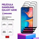 Pack 3 Películas Vidro Samsung Galaxy A20E – Vidro Temperado – Proteção 9H