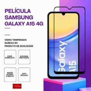 Película Vidro Samsung Galaxy A15 4G – Proteção 9H