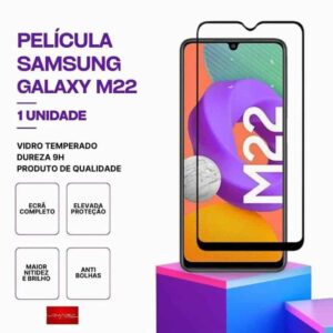 Película Vidro Samsung Galaxy M22 – Proteção 9H