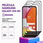 Pack 3 Películas Samsung Galaxy A14 4G - Vidro Temperado 9H