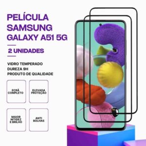 Pack 2 Películas Vidro Samsung Galaxy A51 5G
