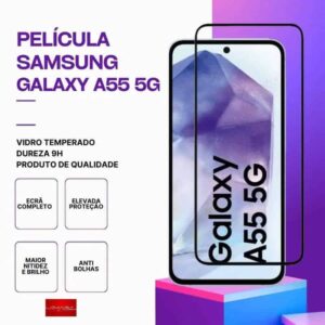 Película Vidro Samsung Galaxy A55 5G – Proteção 9H