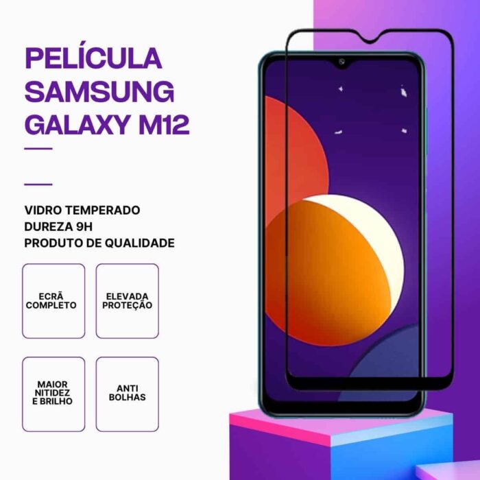 Película-Galaxy-M12-des Película vidro Samsung Galaxy M12 – Proteção 9H