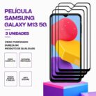 Pack 3 Películas vidro Samsung Galaxy M13 5G - Proteção 9H
