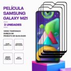 Pack 3 Películas Samsung M21 – vidroTemperado Proteção 9H