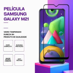 Película Samsung M21 – vidroTemperado Proteção 9H