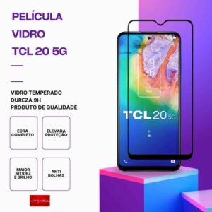 Película Vidro TCL 20 5G temperado – Proteção 9H