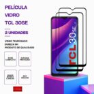 Pack 2 Películas vidro TCL 30SE – Temperado Proteção 9H