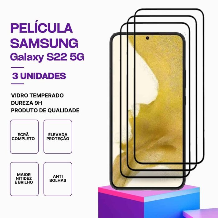Pack 3 Películas SAMSUNG S22