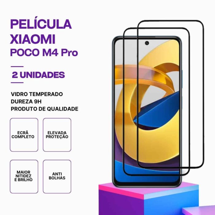 Película-poco-m4-pro-2 Pack 2 Películas Vidro POCO M4 Pro 4G – Proteção 9H