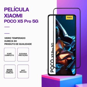 Película Vidro POCO X5 Pro 5G – Proteção 9H
