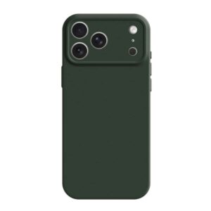 Capa iPhone 17 Pro max Verde Silicone