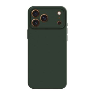 Capa iPhone 17 Pro Verde tropa silicone